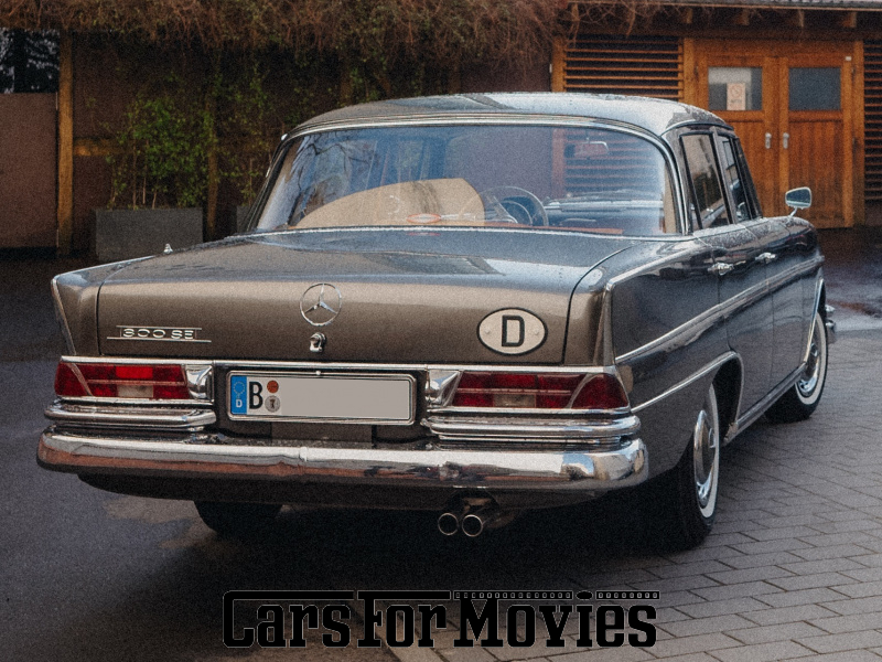 CarsForMovies | Mercedes Benz 400 SE lang Königsflosse W112 1964 Deutschland Grau Beige Zivilfahrzeug Limousine DE - Berlin 7697 